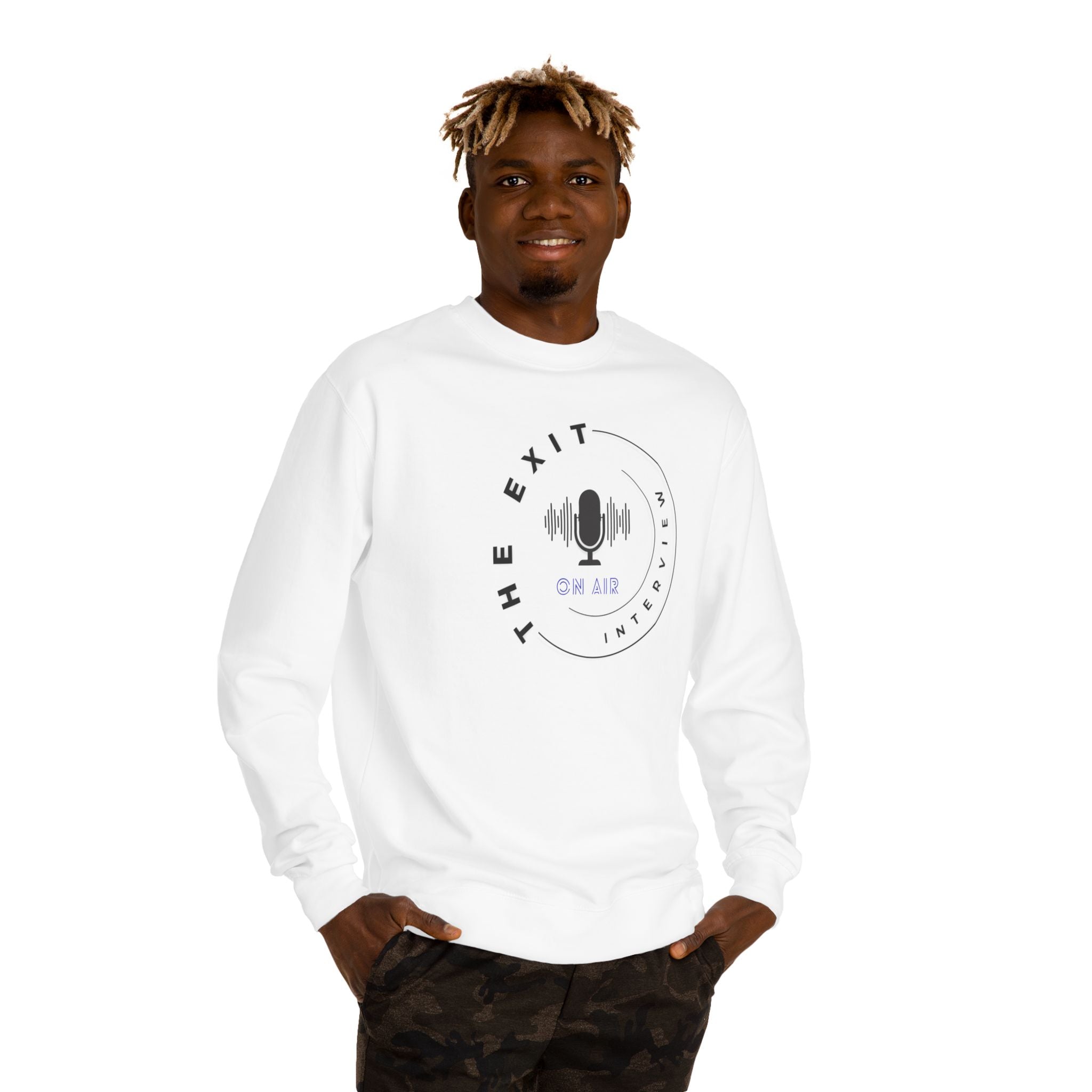 The Exit Interview On Air Printed Unisex Crew Neck Sweatshirt