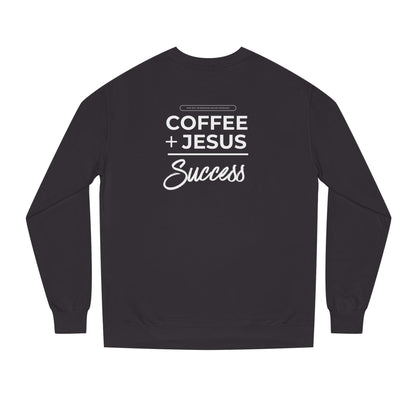 Coffee + Jesus = Success Unisex Crew Neck Sweatshirt