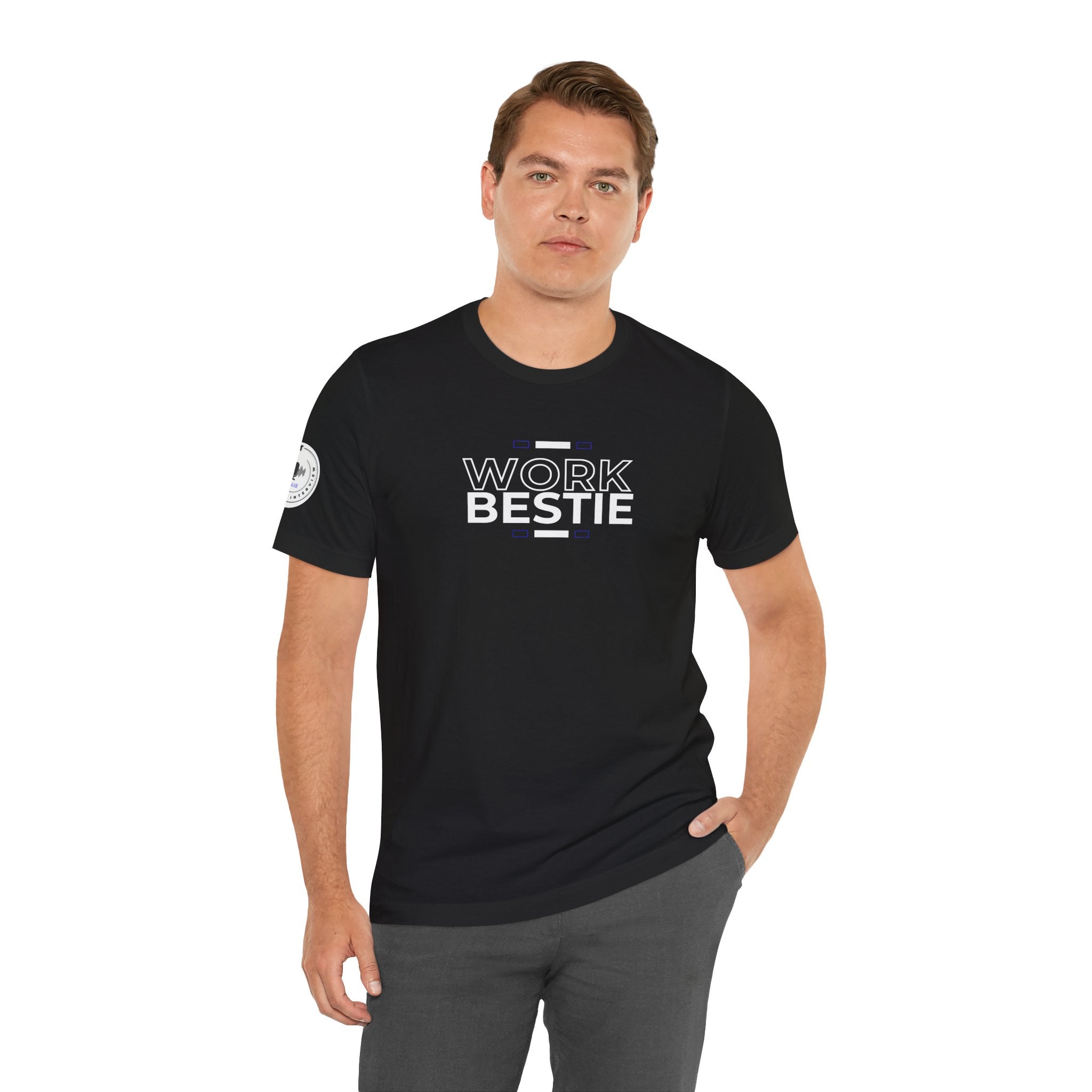 Work Bestie Unisex Jersey Short Sleeve Tee