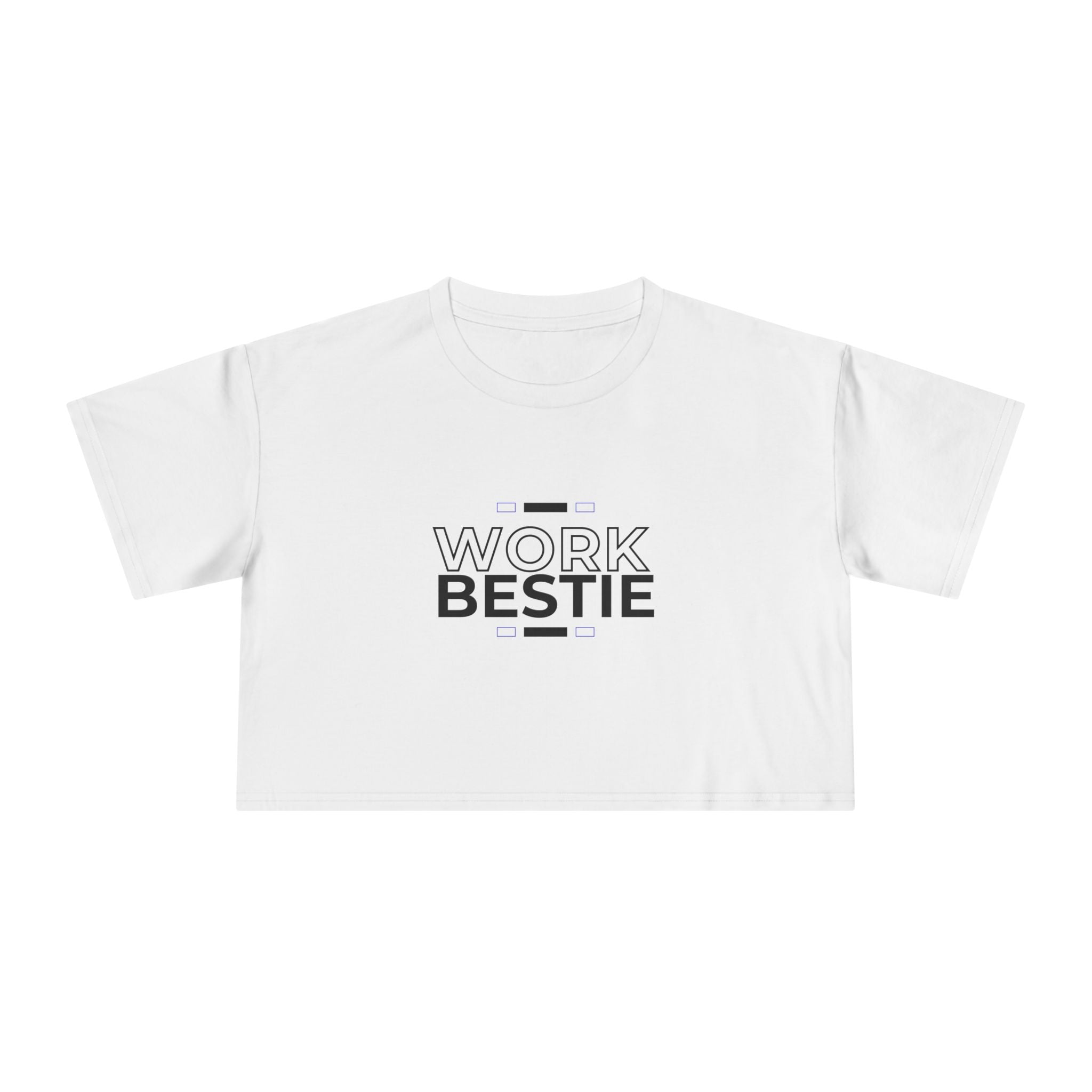 Work Bestie Women's Crop Tee